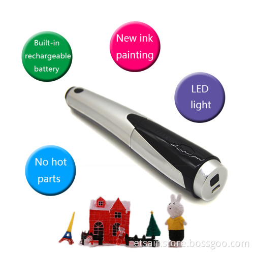 Drawing In The Air Wireless 3D Printer Pen Improve Spatial Thinking Ability 2017 New Products